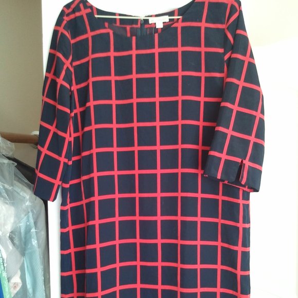 Windowpane 60s style Mod Shift Dress size 0 NWT - Picture 3 of 5